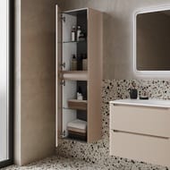 Пенал подвесной IDDIS Edifice 400х1500х300 капучино EDI40C0i97