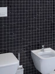 Мозаика мраморная Wild Stone Black Polished 48х48 (305х305х4) черная, JMST056 (шт.) — изображение 4