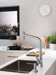 Hansgrohe Дозатор встраиваемый в столешницу 500мл сталь 40468800 — изображение 2