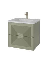 Тумба под раковину Caprigo MODO-Quarta 60 606х563х468 подвесная, 2 ящика, фисташковый 35710-SF024