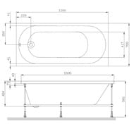 ����� ��������� AM.PM X-Joy 1500�705�404 �������������, ����� W94A-150-070W-A