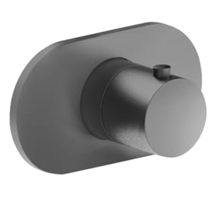 Смеситель для душа Fantini Fontane Bianche встр., термостат, однозахватный Matt Gun Metal 47P5P300B