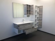 Шкаф-колонна COMFORTY Турин-45 (450х1600х320) подвесной, дуб бежевый 00004136455