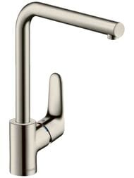 Смеситель Hansgrohe Focus M41  для кухни 280 мм поворотный излив сталь 31817800 — миниатюра 1