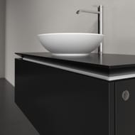 Тумба под умывальник Villeroy & Boch LEGATO (1000х380х500) подвесная,1 ящик, черн.матовый B57100PD