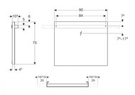 ������� GEBERIT iCon (900�750�45) � ���������� 840790000