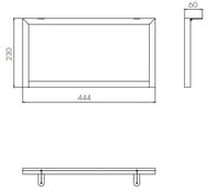 ����� ������ AQUATON ���� ����� 1A255203LQX70 444x60x230 ��, ����: ������