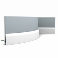 Плинтус гибкий Orac Decor SX172F (85х14х2000) белый (шт.)