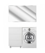 Тумба с раковиной Estet Dallas Luxe 1400х482 напольная, 3 ящика, левосторонняя, белый ФР-00002922