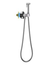 Набор с гигиеническим душем Aquatek Бетта AQ1023CR встраиваемый, 1 отв., однозахватный, цвет: хром