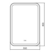 ������� Silver Mirrors ������ RGB (550�800) ������-���������,��������� ����.,������ LED-00002511
