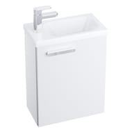 Дверь тумбы под умывальник RAVAK SDU 400 Chrome R (375х25х530) правая, белая X000000541