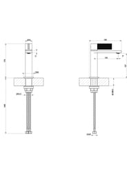 ��������� ��� �������� Gessi Inverso Diamantato 127 ��, ��� ������� �������, ������ ����. 73602.149