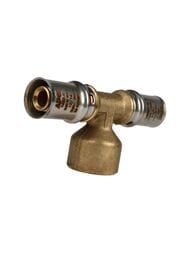 Тройник переходной STOUT 16x1/2"Вx16 для металлопластиковых труб прессовой SFP-0007-001216