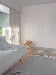 Обои виниловые на флизелине Grandeco Arcadia A 70201 (0,53х10,05) рельеф, белые (рул.)