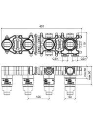 ������������ ����� Almar Modular �������������� ��������� �� 2 ����������� �������������� + ��� + ����� E169004