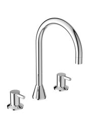 Смеситель для умывальника Ideal Standard CERALINE BC196AA трехсекционный