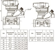 Клапан балансировочный DANFOSS MSV-BD DN20 3/4" функция быстрого перекрытия потока 003Z4002 — изображение 4