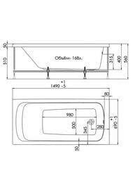 ����� ��������� Triton 1Acreal Gamma (1500x700) ��� �������, � �������� BBA-GA157X0-00U +E050