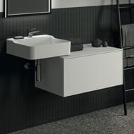 Тумба под раковину Ideal Standard CONCA (800x505x370) 1 ящик, белый, со столешницей T4312Y1