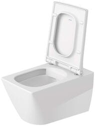 Унитаз подвесной Duravit Viu 370х570х400 безободковый, HygieneGlaze, цвет: белый 2511092000