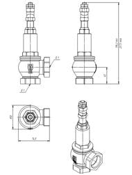 ������ ����������������� VALTEC 1"�� � ����. ������� ��������. P=1-16���. (����.������.)VT.1831.N.06