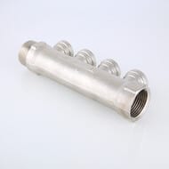 Коллектор VALTEC 1" на 4 выхода 1/2"В никель VTc.550.N.0604 — изображение 5