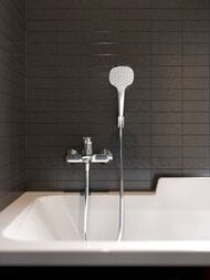 Смеситель Hansgrohe Logis 71400000 для ванны/душа, настенный, однозахватный, излив 194мм — миниатюра 8