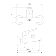 ��������� Damixa Origin Bit/Jupiter ��� �����/����, �������������, ������ 771000300/771000301