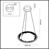 ��������� ������ Odeon Light Hightech Cayon 7002/44L, ������