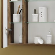 Зеркало-шкаф SANCOS Mirror (790х150х740) подвесное,LED-подсв.,сенсорное управ.,дуб чарльстон MI80ECH