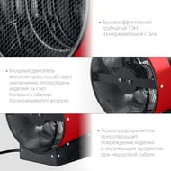 Тепловая пушка ЗУБР электрическая, 2.2 кВт,  ТП-2