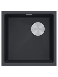 Мойка LUMI 45UNI-SKEW, IT-GRANIT, LU45SK-AN, антрацит, 455х440, Paulmark
