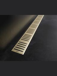 ������� ����� Alcaplast APZ10BLACK-750BRASS SIMPLE L=750�� H=62�� ������� ������/������� ������