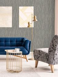 Обои виниловые на флизелине Marburg Natural Opulence 33209 (0,7х10,05) флора, серые (рул.)