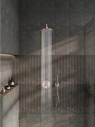 Верхний душ Vitra Origin 250 мм, никель шлифованный A4563834