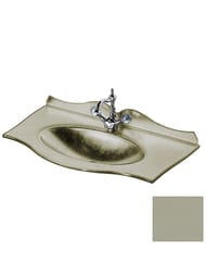 Раковина для тумбы Caprigo Бурже (840x460) стеклянная, цвет пикрит OW15-11012-R814