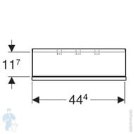 ������! ����� ��������� � �������� Geberit Smyle Square (450�143�148) �����/�����-����� 500.362.JR.1