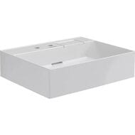 Раковина KERAMA MARAZZI TECNOLOGICA Logica мебельная 600х480х145, с двумя отверстиями, белая гл. LO.wb.60.2