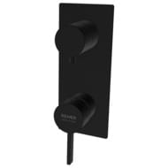 Смеситель для душа Remer Metrica MC93WBNO, черный матовый — миниатюра 1