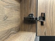 Зеркало-шкаф COMFORTY Франкфурт-90 (880х800х160) подвесной, дуб шоколадно-коричневый 00004150529