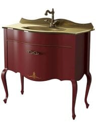 Тумба под раковину Caprigo Бурже 90 rossa vino 940х950х460 11013-019