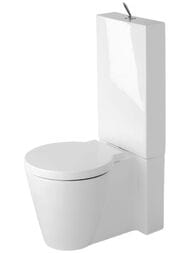 Унитаз-компакт DURAVIT STARCK 1 415х640х1045 6л, универсальный выпуск 0233090064+8727100005
