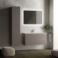 Тумба под раковину SANCOS Snob R (995x445x500) подвесная, два ящика, Doha Soft  SNR100SM