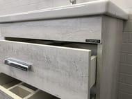 Тумба COMFORTY Никосия-70Н (700х860х450) напольная, с раковиной, дуб белый матовый 00-00005793