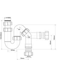 ����� P/S-�������� McAlpine (1 1/4"�32��) ������������� ����� � �����.������ MRW7