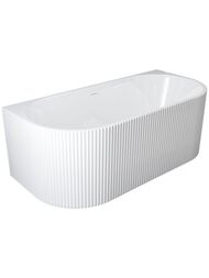 Ванна акриловая BelBagno BB713-1700-800 (1700x800x580) пристенная, рельефная, белый