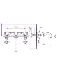 Внутренняя часть смесителя Nicolazzi C1477DX