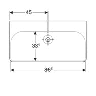 �������� Geberit Smyle Square (900�480�165) ���������, ��� ���.��� ���������, ������� 500.250.01.1
