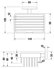 �������� ��� ���� DURAVIT Karree ����: ���� 0099531000